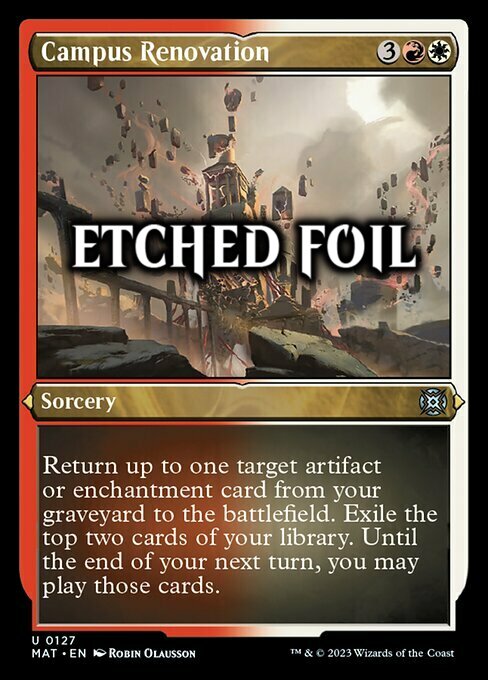 Campus Renovation Card Front