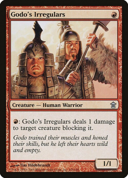 Godo's Irregulars Card Front