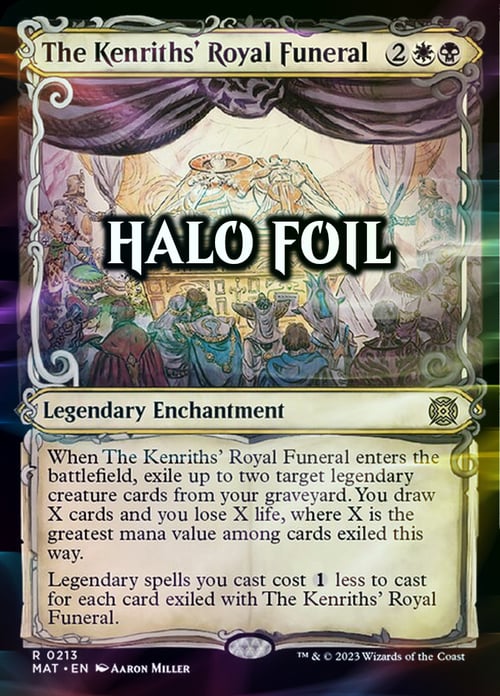 The Kenriths' Royal Funeral Card Front