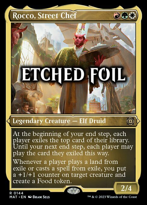 Rocco, Street Chef Card Front