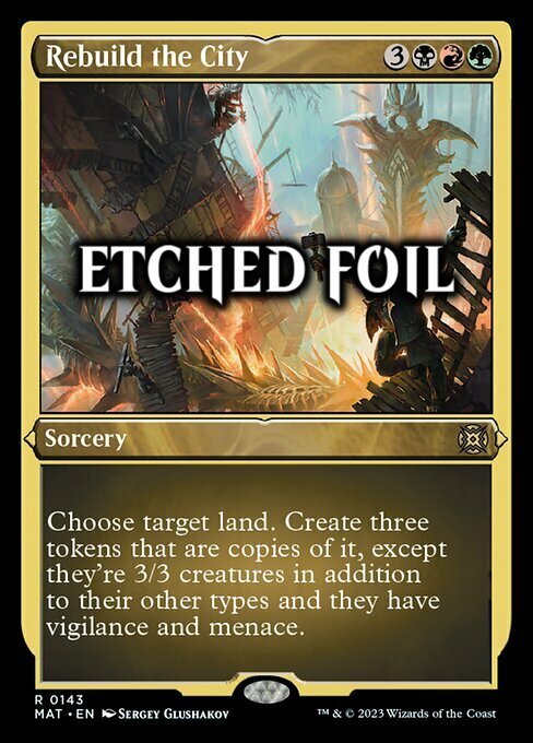 Rebuild the City Card Front