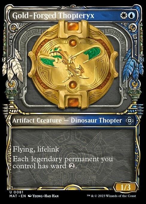 Gold-Forged Thopteryx Card Front