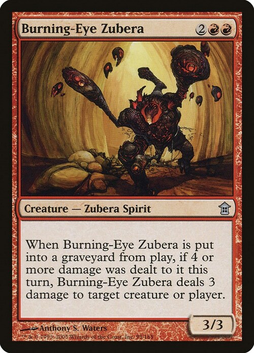 Burning-Eye Zubera Card Front