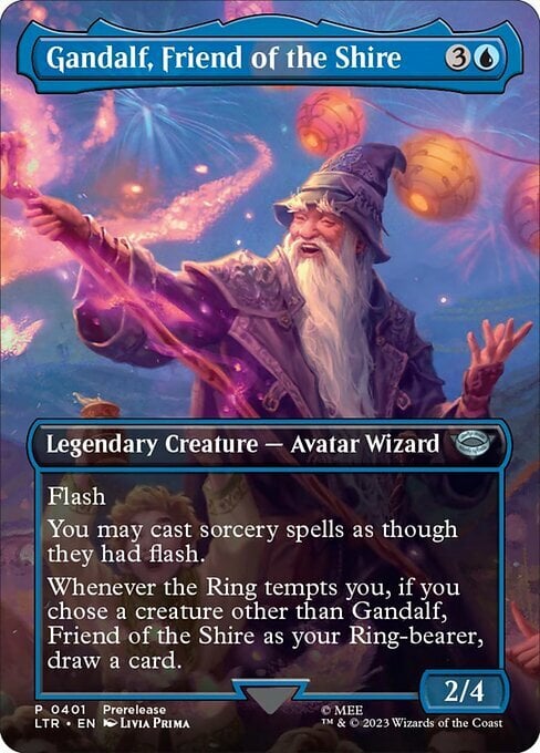 Gandalf, Friend of the Shire Card Front