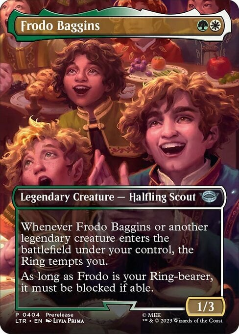 Frodo Baggins Card Front