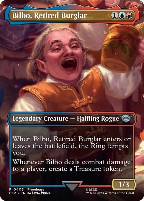 Bilbo, Retired Burglar Card Front