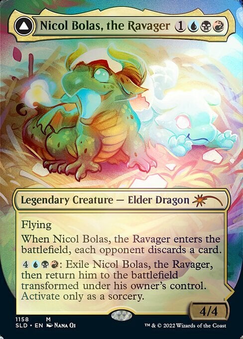 Nicol Bolas, the Ravager // Nicol Bolas, the Arisen Card Front