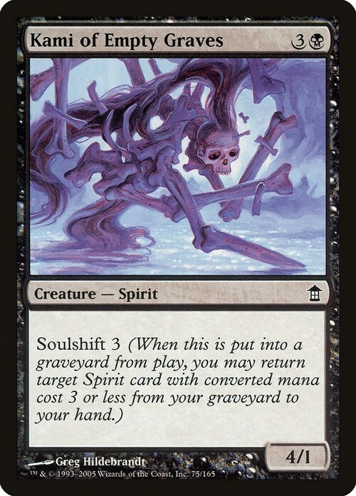 Kami of Empty Graves Card Front