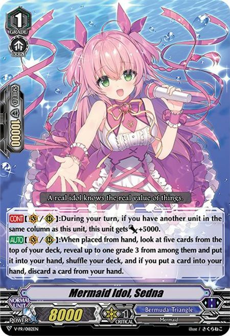 Mermaid Idol, Sedna Card Front