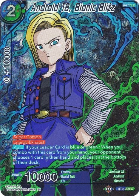 Android 18, Bionic Blitz Card Front