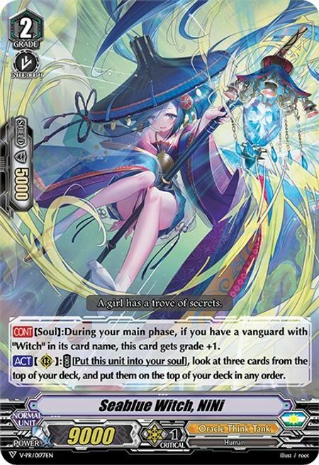 Seablue Witch, NiNi [V Format] Card Front