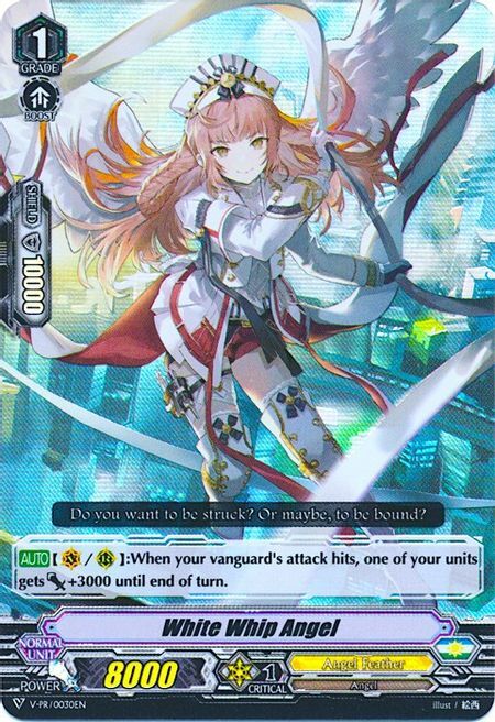 White Whip Angel Card Front