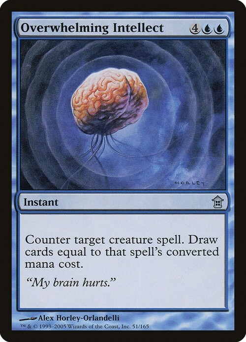 Overwhelming Intellect Card Front