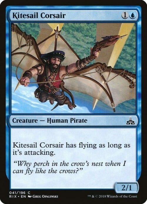 Kitesail Corsair Card Front