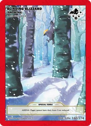 Blinding Blizzard (Snowing) Card Front