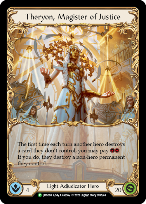 Theryon, Magister of Justice Card Front