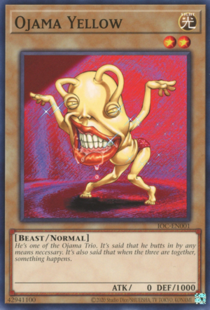 Ojama Yellow Card Front