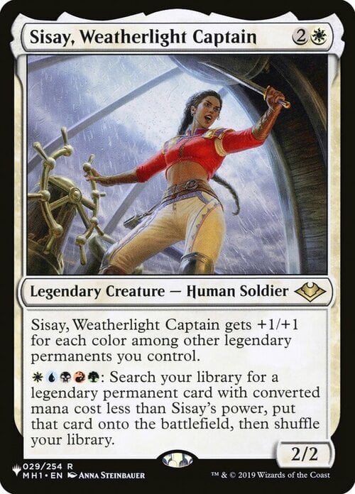 Sisay, Weatherlight Captain Card Front