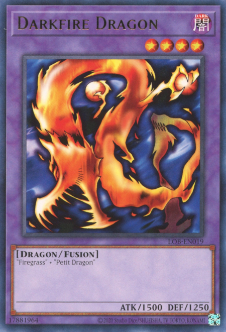 Darkfire Dragon Card Front
