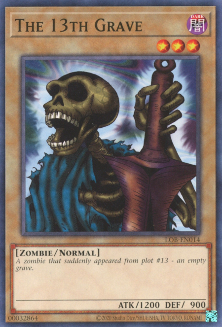 The 13th Grave Card Front