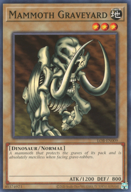 Mammoth Graveyard Card Front