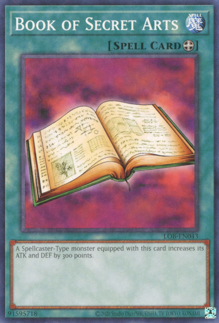 Book of Secret Arts Card Front