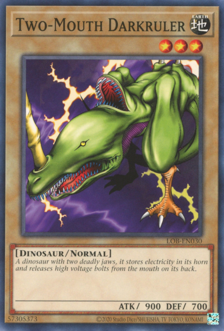 Two-Mouth Darkruler Card Front