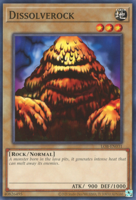 Dissolverock Card Front