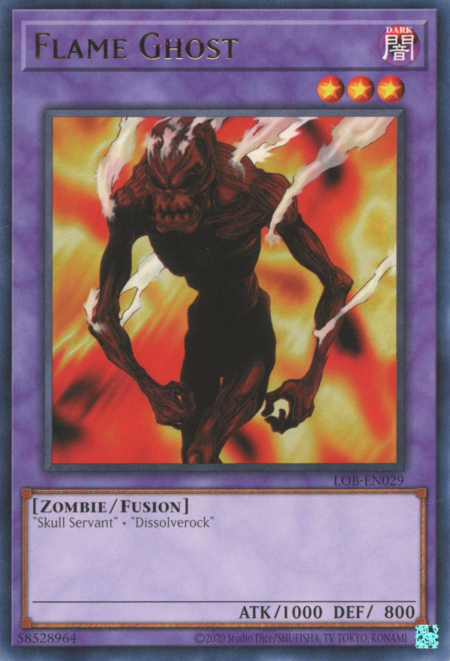 Flame Ghost Card Front
