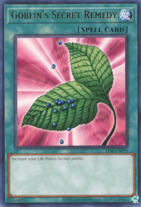 Goblin's Secret Remedy Card Front
