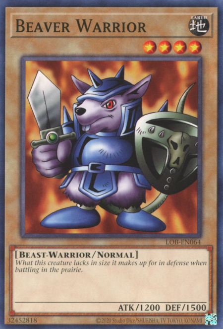 Beaver Warrior Card Front
