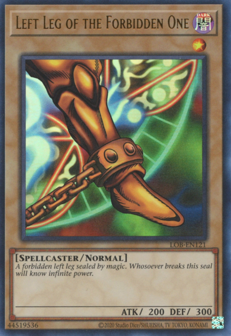 Left Leg of the Forbidden One Card Front
