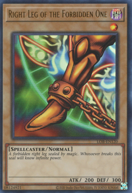 Right Leg of the Forbidden One Card Front