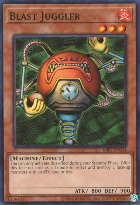 Blast Juggler Card Front