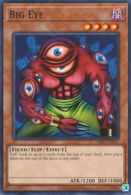 Big Eye Card Front