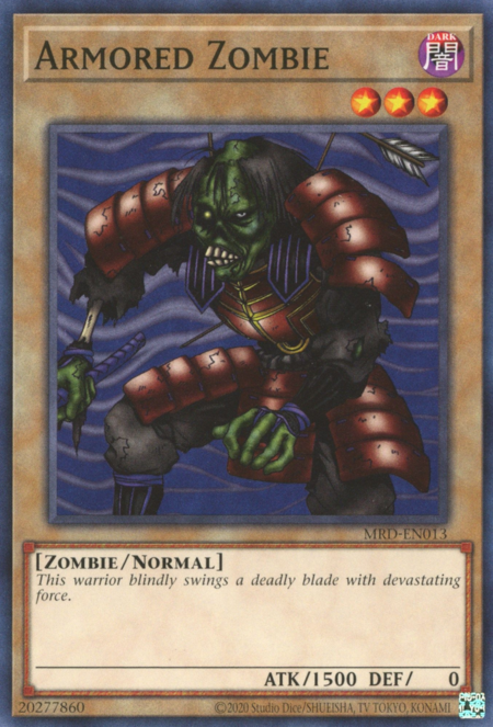 Armored Zombie Card Front