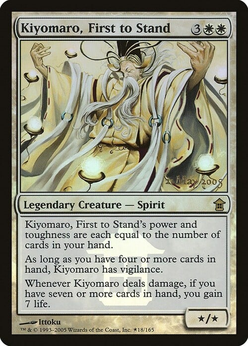 Kiyomaro, Primo ad Alzarsi Card Front