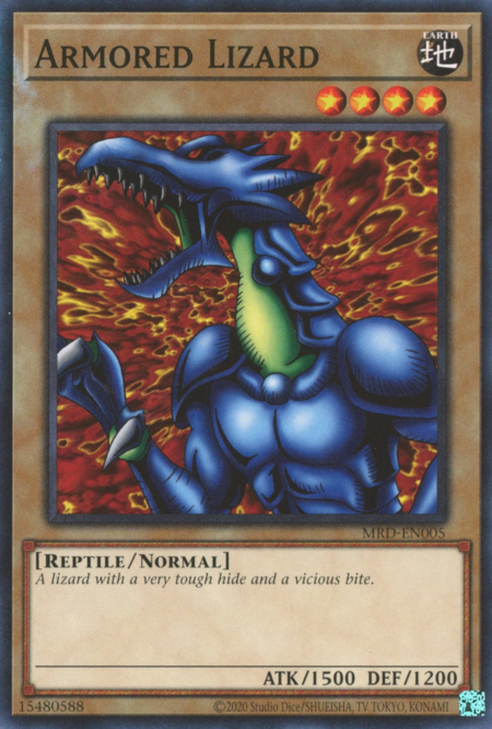 Armored Lizard Card Front