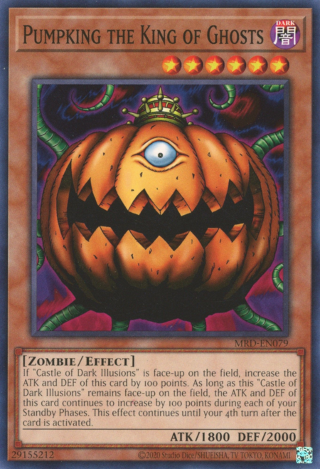 Pumpking the King of Ghosts Card Front