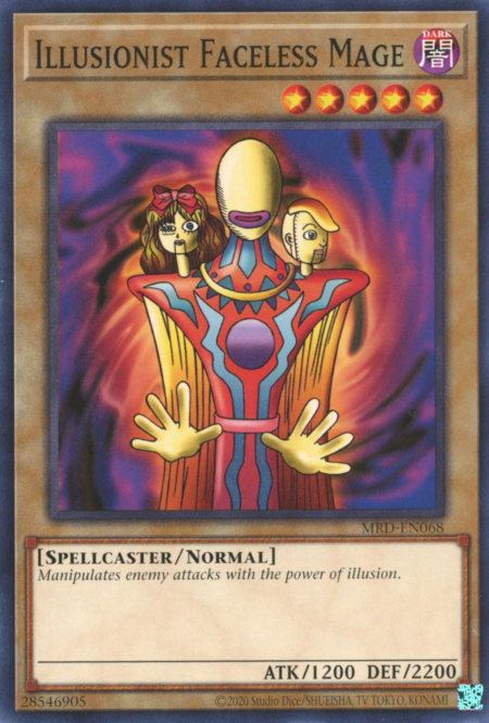 Mago Senza Volto Illusionista Card Front