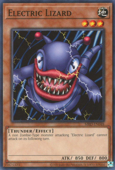 Electric Lizard Card Front