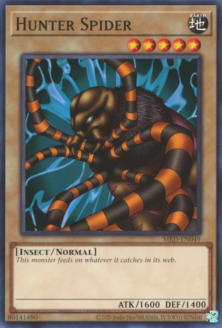 Hunter Spider Card Front