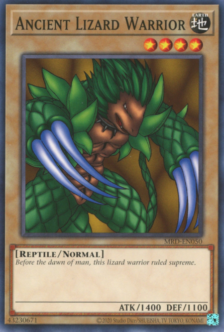 Ancient Lizard Warrior Card Front