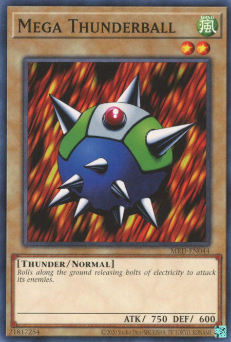 Mega Thunderball Card Front