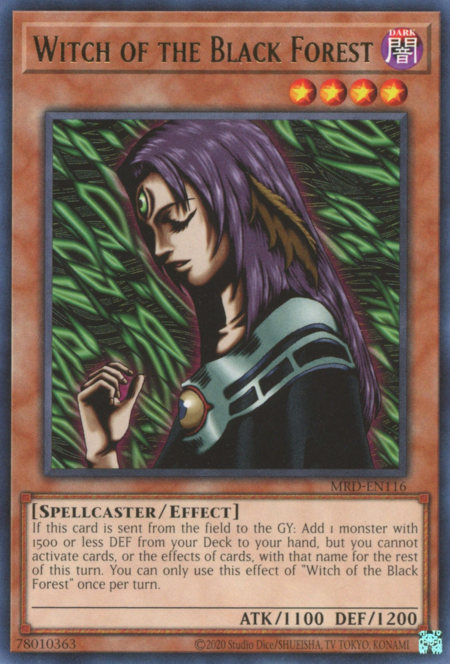 Witch of the Black Forest Card Front