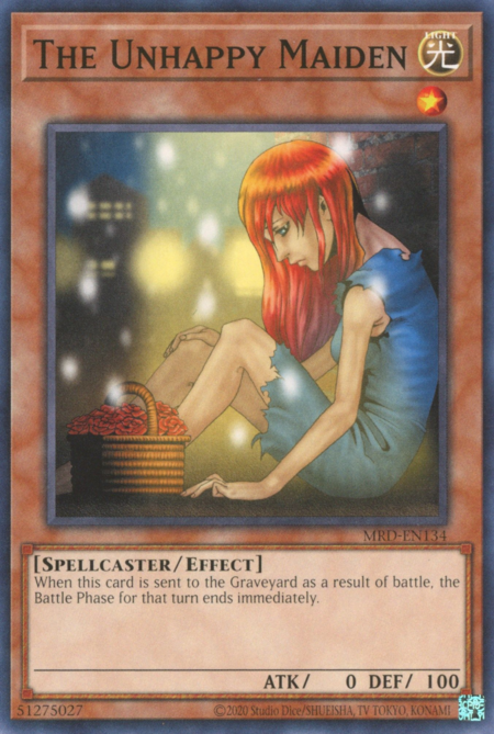 The Unhappy Maiden Card Front