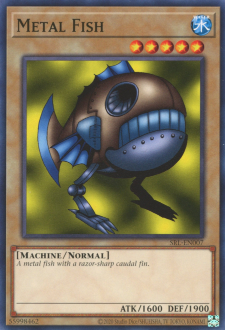 Metal Fish Card Front