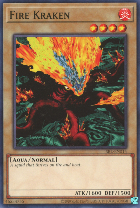 Fire Kraken Card Front