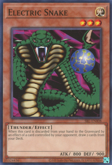 Electric Snake Card Front