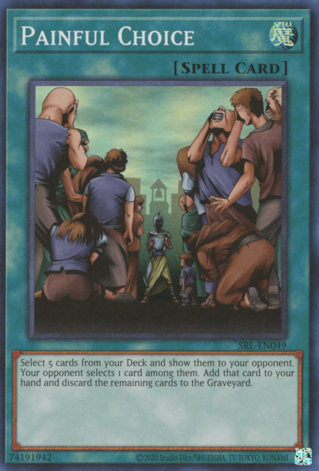 Painful Choice Card Front